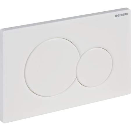 Ảnh của GEBERIT Ovládací tlačítko Geberit Sigma01 pro 2 množství splachování, Round, pro dětské WC Deska: bílá Ovládací tlačítko velkého spláchnutí: modré Ovládací tlačítko malého spáchnutí: červené #115.770.LB.5