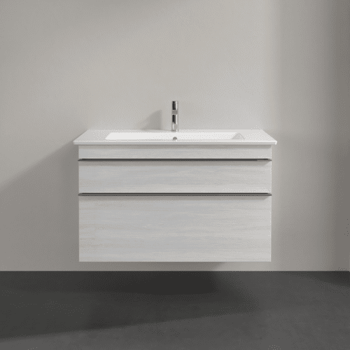 Obrázek VILLEROY BOCH Venticello toaletní stolek, 2 zásuvky, 953 x 590 x 502 mm, Bílé dřevo / Bílé dřevo #A92601E8