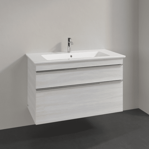 Obrázek VILLEROY BOCH Venticello toaletní stolek, 2 zásuvky, 953 x 590 x 502 mm, Bílé dřevo / Bílé dřevo #A92601E8