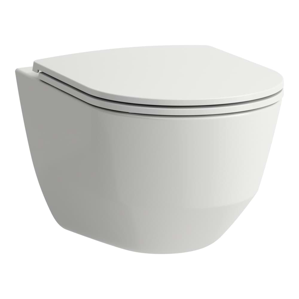 Obrázek LAUFEN PRO Závěsné WC Pack, rimless, hluboké splachování, včetně sedátka s poklopem slim se zpomalovacím sklápěcím systémem 530 x 360 x 345 mm #H8669570000001 - 000 - Bílá