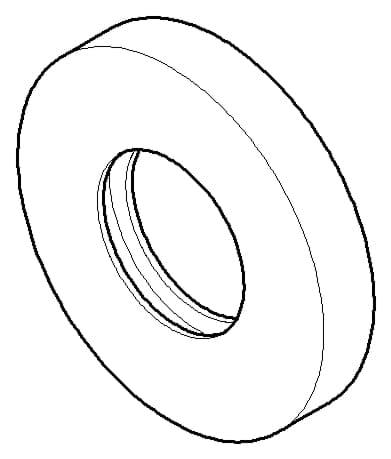 Obrázek DORNBRACHT Rozeta Ø 55 x Ø 32,2 x 9 mm - chromová #092722004-00