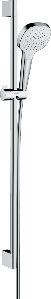 Obrázek HANSGROHE Croma Select E Sprchová sada Vario EcoSmart se sprchovou tyčí 90 cm #26593400 - bílá/chrom