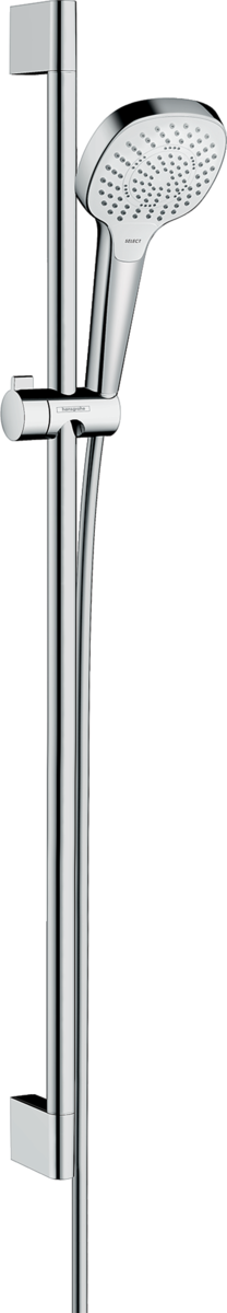 Obrázek HANSGROHE Croma Select E Sprchová sada Multi EcoSmart se sprchovou tyčí 90 cm #26591400 - bílá/chrom