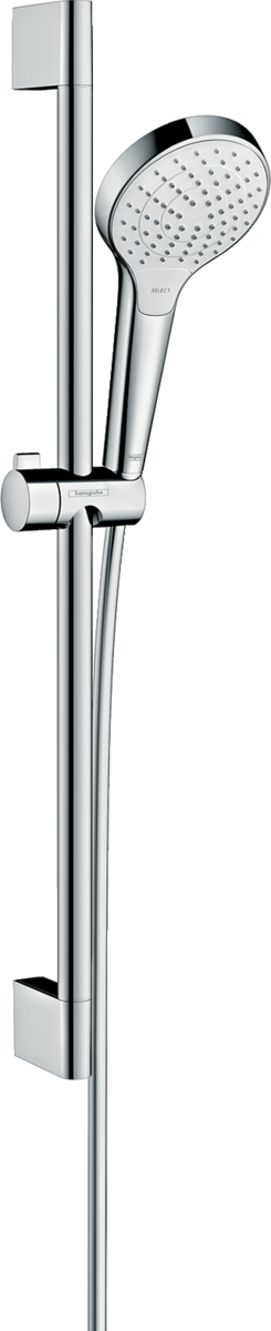 Obrázek HANSGROHE Croma Select S Sprchová sada Vario EcoSmart se sprchovou tyčí 65 cm #26563400 - bílá/chrom