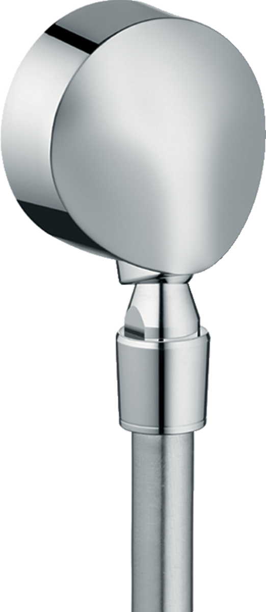 Obrázek HANSGROHE FixFit Přípojka hadice se zpětným ventilem a kulovým kloubem E #27505000 - chrom