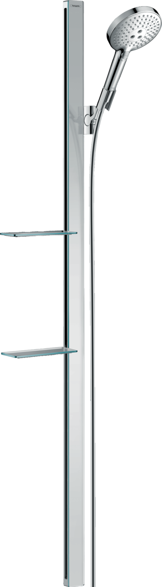 Obrázek HANSGROHE Raindance Select S sprchová sada 120 3jet se sprchovou tyčí 150 cm a miskou na mýdlo chrom 27646000