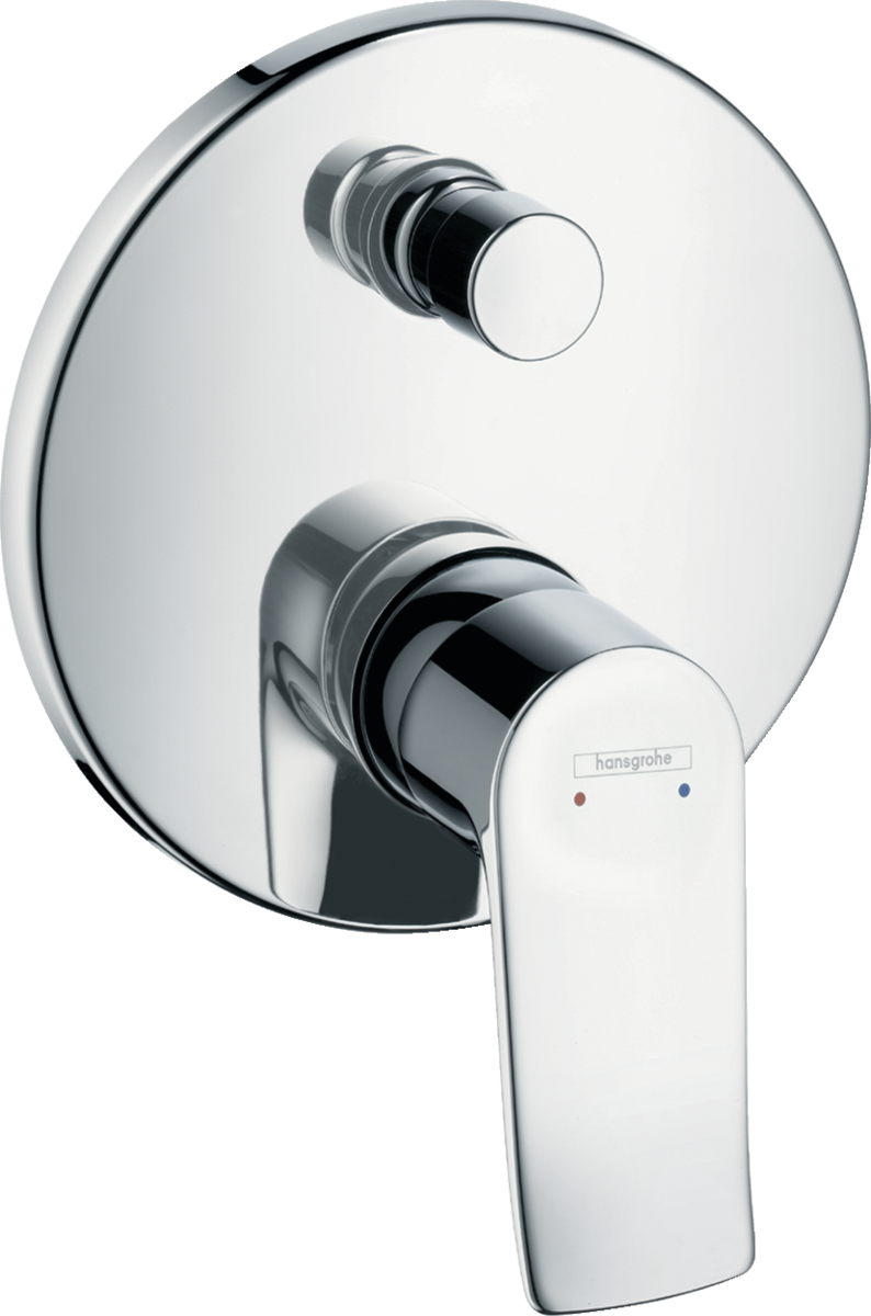 Obrázek HANSGROHE Metris Páková vanová baterie pod omítku pro iBox universal #31493000 - chrom