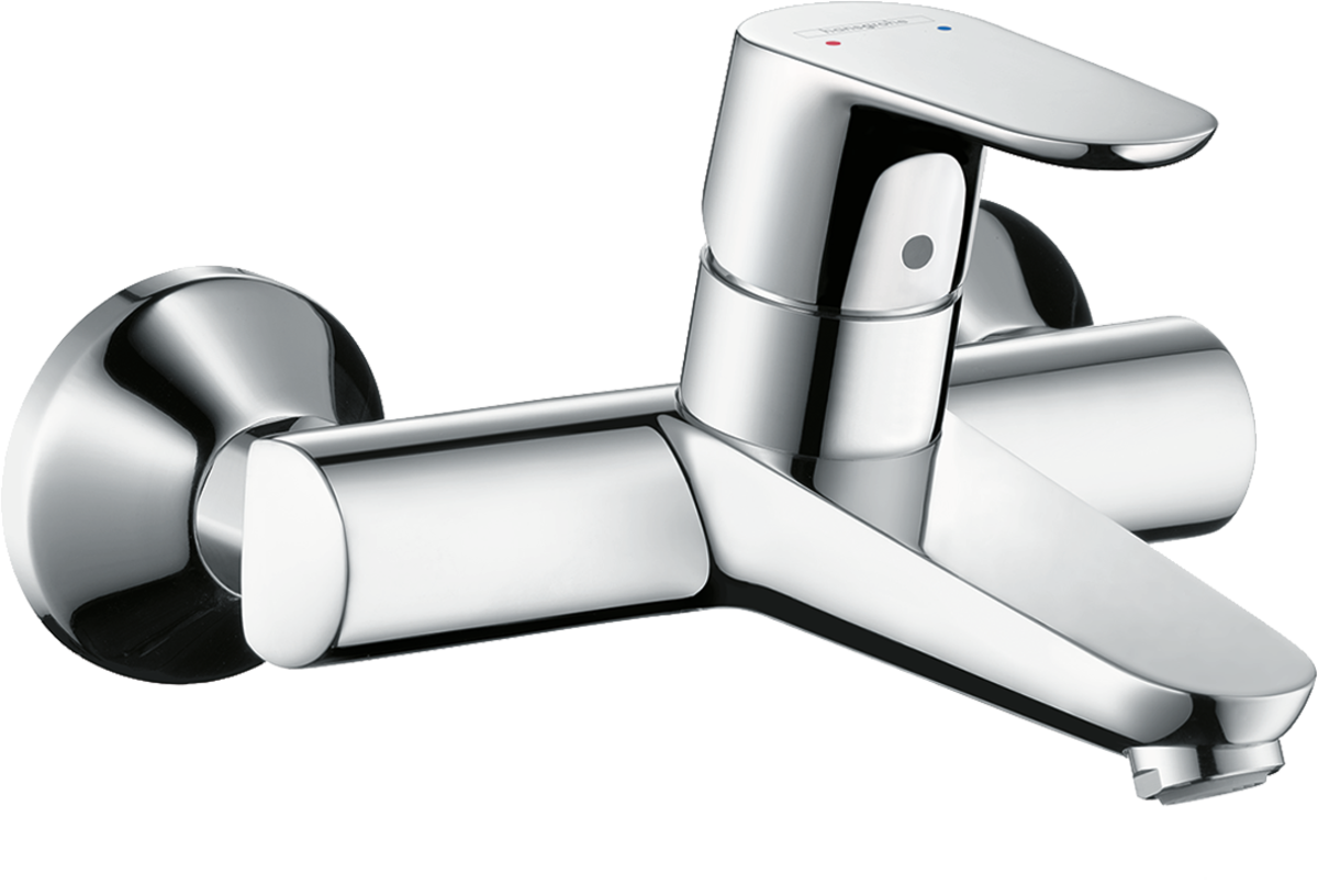 Obrázek HANSGROHE Focus Páková umyvadlová baterie pro montáž na stěnu #31923000 - chrom