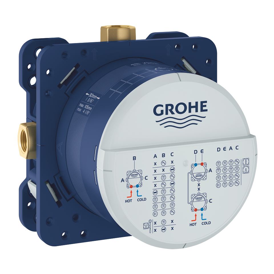 Зображення з  GROHE Rapido SmartBox Універсальна вбудована частина, 1/2″ #35604000