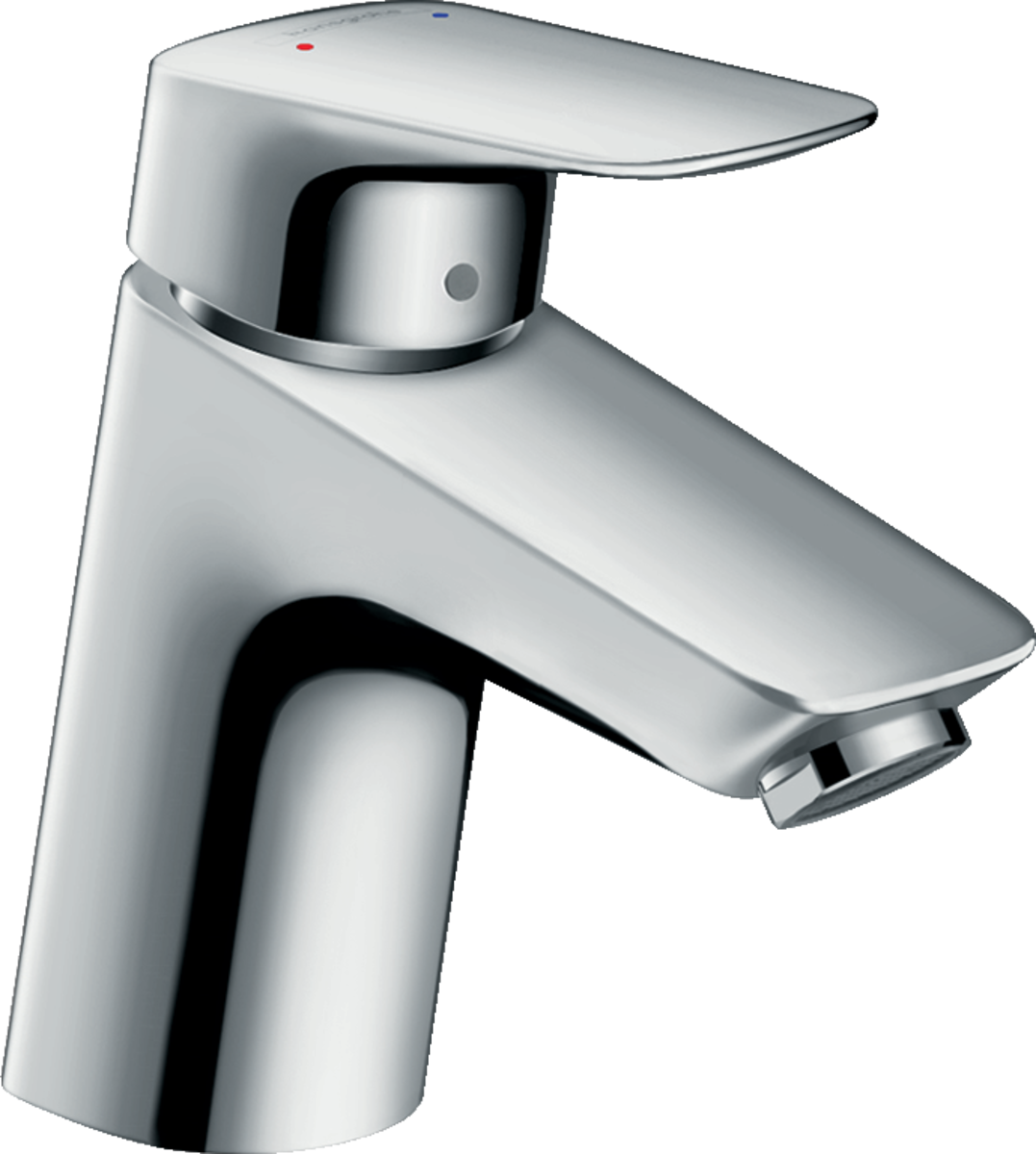 Obrázek HANSGROHE Logis Páková umyvadlová baterie 70 s odtokovou soupravou s táhlem #71070000 - chrom