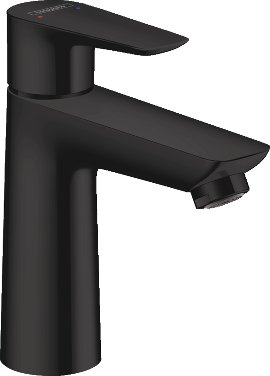 Obrázek HANSGROHE Talis E Páková umyvadlová baterie 110 bez odtokové soupravy #71712670 - matná černá