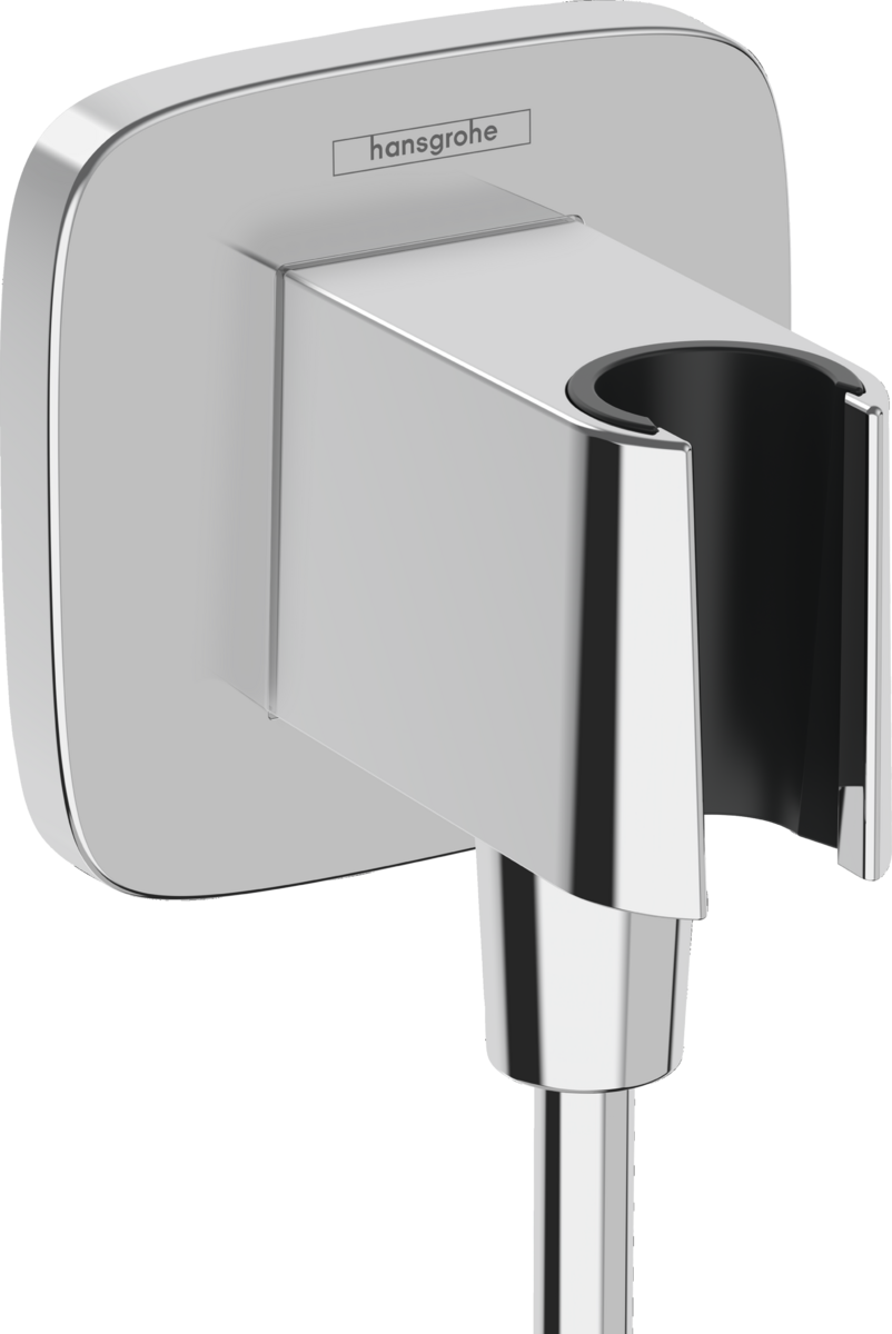 Obrázek HANSGROHE FixFit Q Přípojka hadice se sprchovým držákem #26887000 - chrom