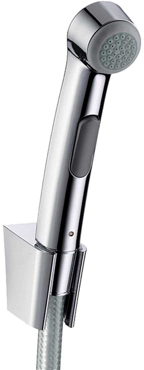 Obrázek HANSGROHE Ruční sprcha Bidette 1jet s držákem sprchy a tlakovou hadicí 125 cm #32129000