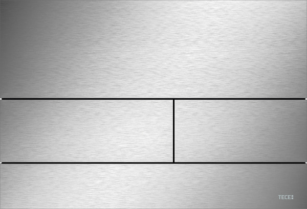 Obrázek TECE TECEsquare II metal toilet flush plate dual-flush system, brushed stainless steel (with anti-fingerprint) #9240830