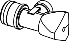Obrázek TECE spare part corner valve #9820013