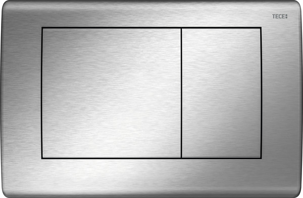 Ảnh của TECE TECEplanus toilet flush plate dual-flush system, brushed stainless steel #9240320