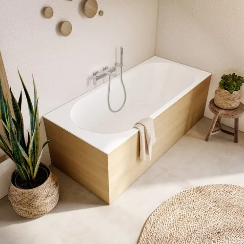 Obrázek VILLEROY BOCH Obdélníková vana Oberon 2.0, 1700 x 750 mm, bílá Alpine #UBQ170OBR2DV-01