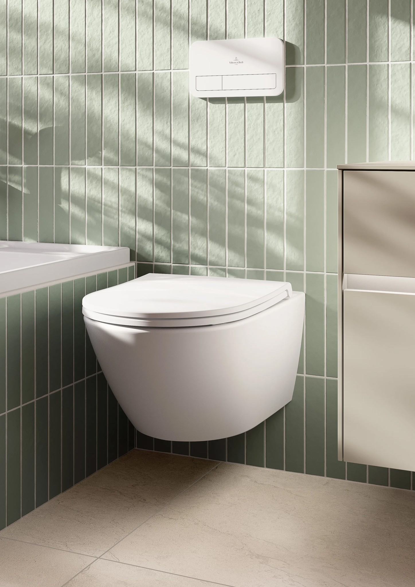 Зображення з  VILLEROY BOCH Subway 3.0 bezokrajové závěsné WC s TwistFlush, bílé Alpine #4670T001