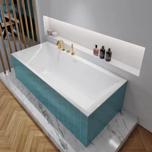 Зображення з  VILLEROY BOCH Obdélníková vana Subway 3.0, 1800 x 800 mm, bílá Alpine #UBQ180SBW2DV-01