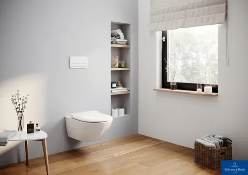 Bild von VILLEROY BOCH Subway 2.0 Combi-Pack, wandhängend, mit DirectFlush, Weiß Alpin CeramicPlus #5614R2R1