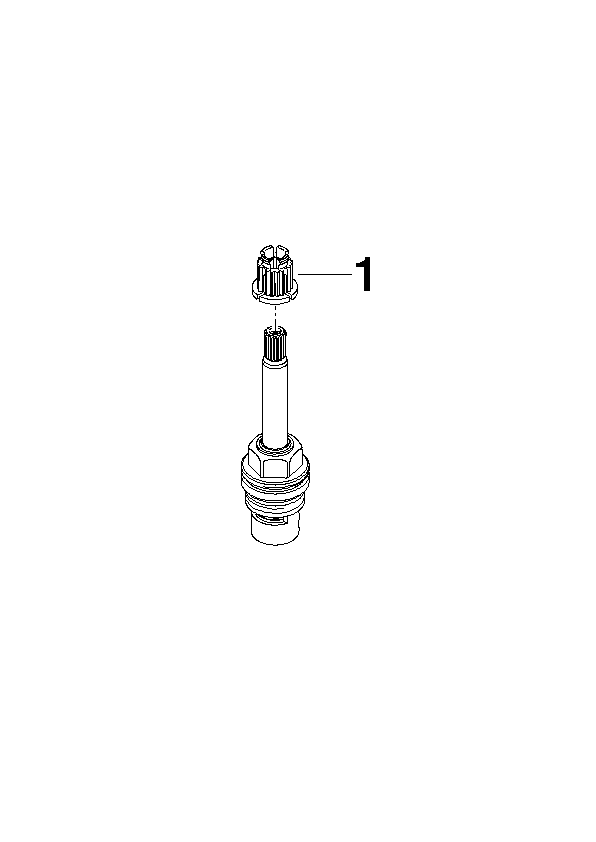 Obrázek DORNBRACHT Horní část, pravé zavírání 1/2" - #9090031370090