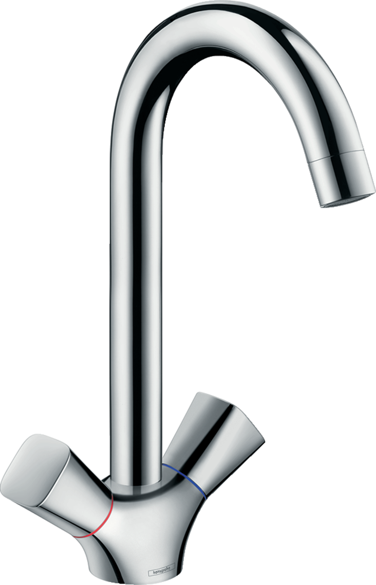 Obrázek HANSGROHE Logis M31 Kuchyňská baterie se dvěma ventily 220, 1jet #71280000 - chrom